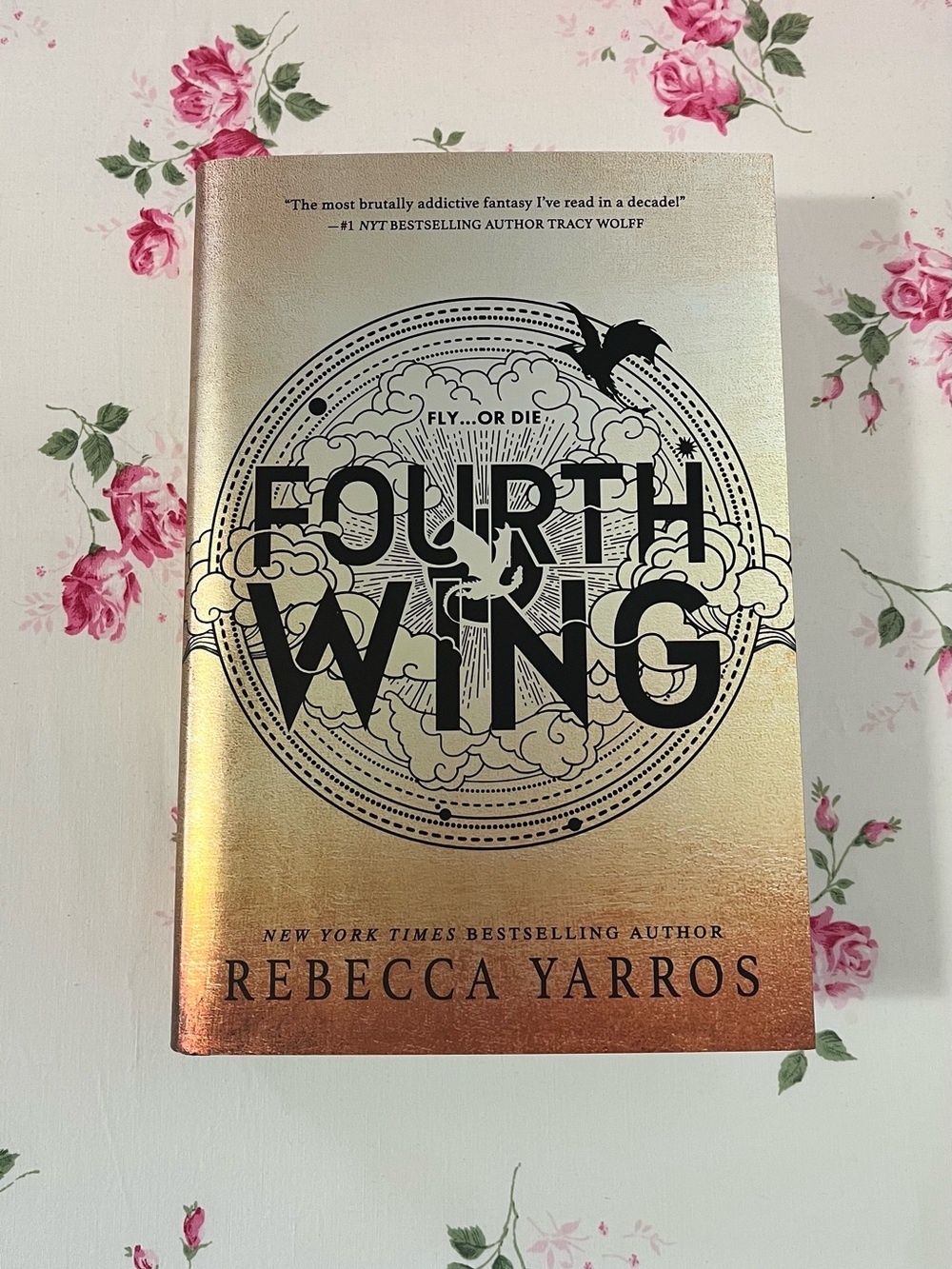 Fourth Wing - Rebecca Yarros Hardcover Book